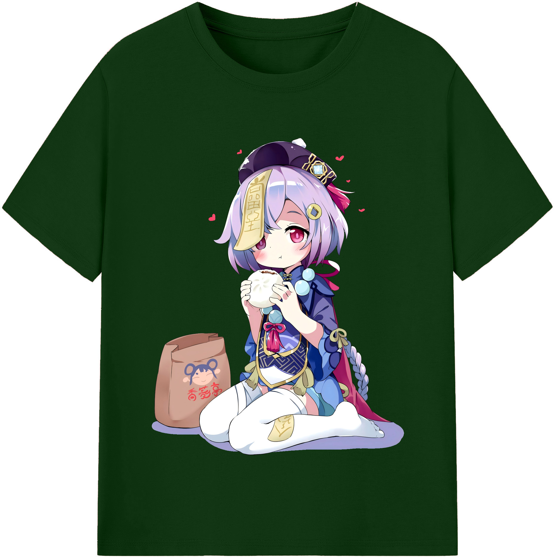 げんし神 七七 なな  genshin Nana 綿100％半袖Tシャツ（フロントプリント）